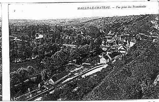 Ville de MAILLYLECHATEAU Carte postale ancienne