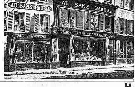 Ville de MANTES Carte postale ancienne