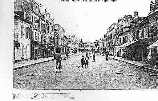 Ville de MANTES Carte postale ancienne