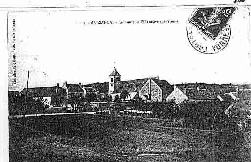 Ville de MARSANGY Carte postale ancienne