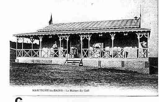 Ville de MARTIGNYLESBAINS Carte postale ancienne