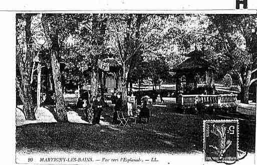 Ville de MARTIGNYLESBAINS Carte postale ancienne