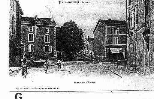 Ville de MATTAINCOURT Carte postale ancienne