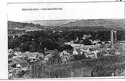 Ville de MAULE Carte postale ancienne