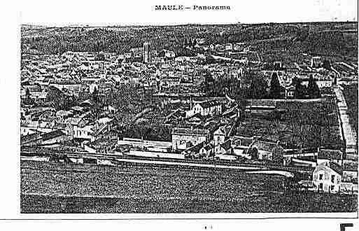 Ville de MAULE Carte postale ancienne