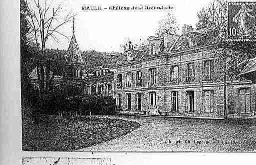 Ville de MAULE Carte postale ancienne