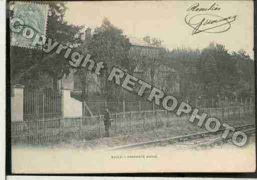 Ville de MAULE Carte postale ancienne