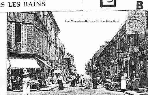 Ville de MERSLESBAINS Carte postale ancienne