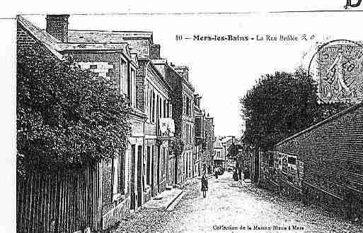 Ville de MERSLESBAINS Carte postale ancienne