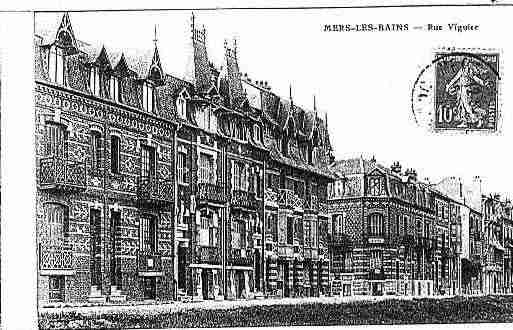 Ville de MERSLESBAINS Carte postale ancienne