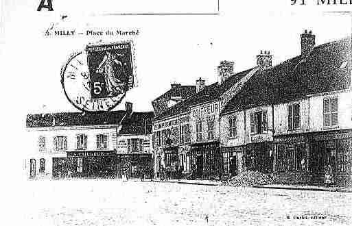 Ville de MILLYLAFORET Carte postale ancienne