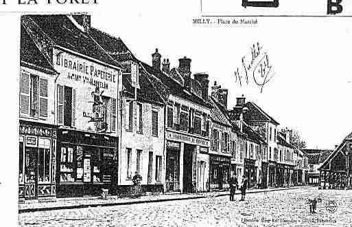 Ville de MILLYLAFORET Carte postale ancienne