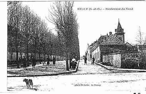 Ville de MILLYLAFORET Carte postale ancienne