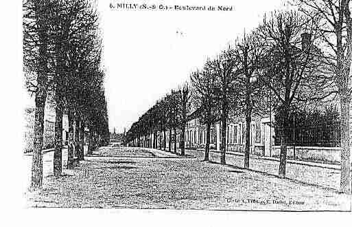 Ville de MILLYLAFORET Carte postale ancienne