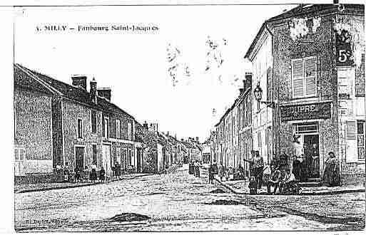 Ville de MILLYLAFORET Carte postale ancienne