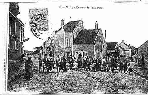 Ville de MILLYLAFORET Carte postale ancienne