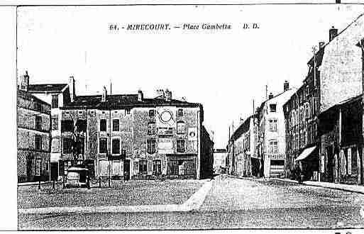 Ville de MIRECOURT Carte postale ancienne