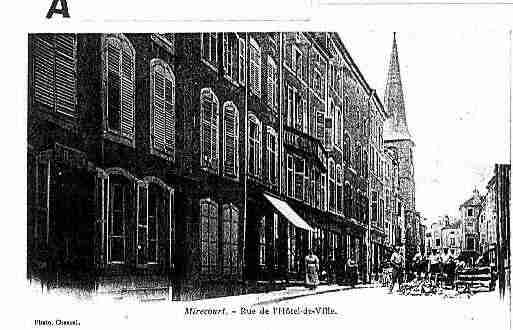 Ville de MIRECOURT Carte postale ancienne