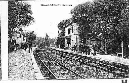 Ville de MONDRAGON Carte postale ancienne