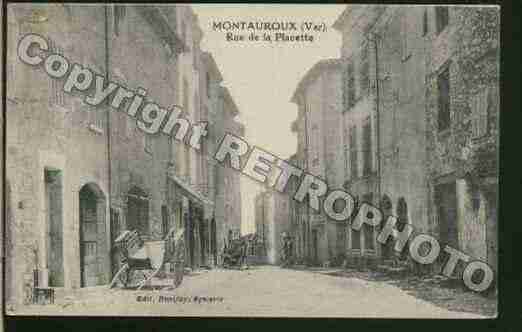 Ville de MONTAUROUX Carte postale ancienne