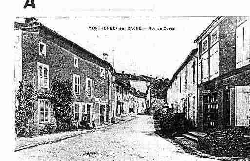 Ville de MONTHUREUXSURSAONE Carte postale ancienne