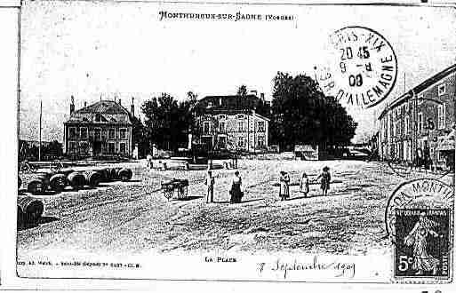 Ville de MONTHUREUXSURSAONE Carte postale ancienne