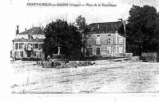 Ville de MONTHUREUXSURSAONE Carte postale ancienne