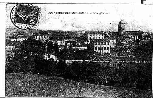 Ville de MONTHUREUXSURSAONE Carte postale ancienne