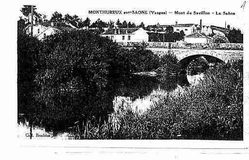 Ville de MONTHUREUXSURSAONE Carte postale ancienne