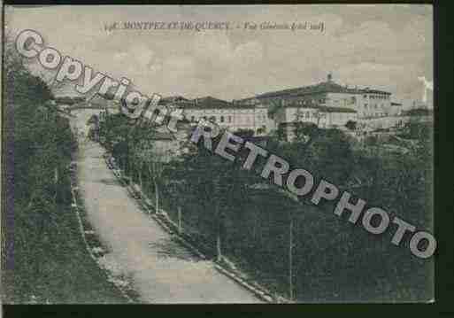 Ville de MONTPEZATDEQUERCY Carte postale ancienne