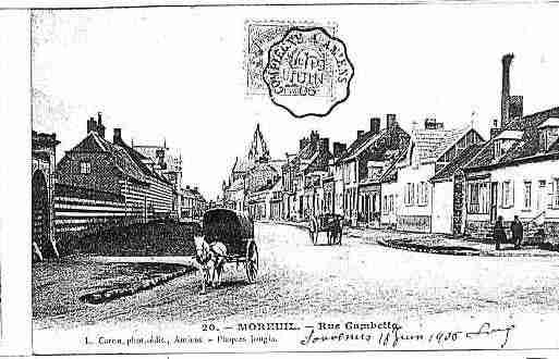 Ville de MOREUIL Carte postale ancienne