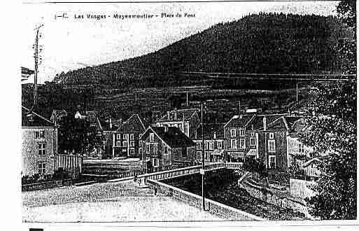 Ville de MOYENMOUTIER Carte postale ancienne