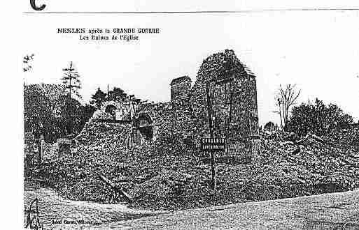 Ville de NESLE Carte postale ancienne