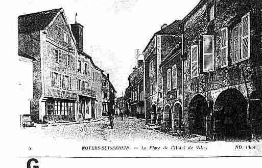 Ville de NOYERS Carte postale ancienne