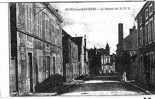 Ville de NUITSSURARMANCONETSOUSRIVIERES Carte postale ancienne