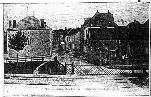 Ville de NUITSSURARMANCONETSOUSRIVIERES Carte postale ancienne