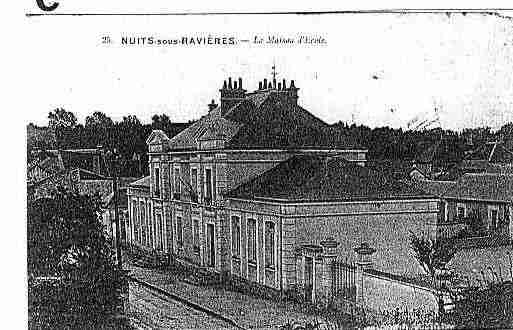 Ville de NUITSSURARMANCONETSOUSRIVIERES Carte postale ancienne