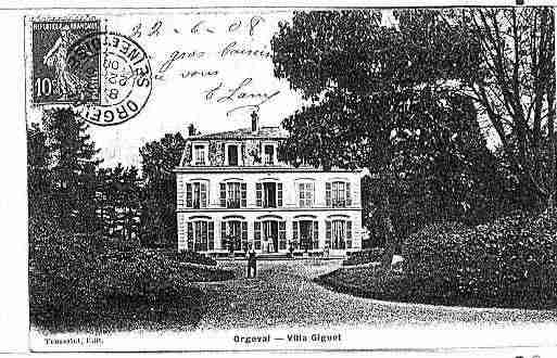 Ville de ORGEVAL Carte postale ancienne