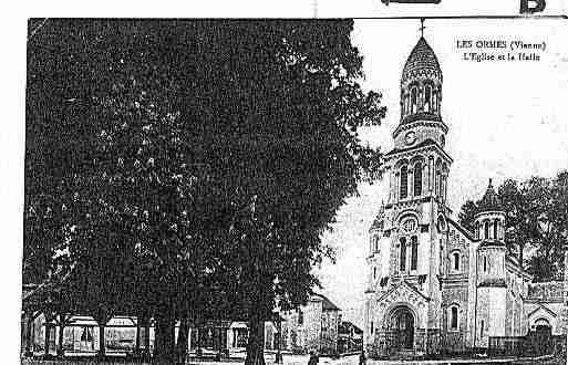 Ville de ORMES(LES) Carte postale ancienne