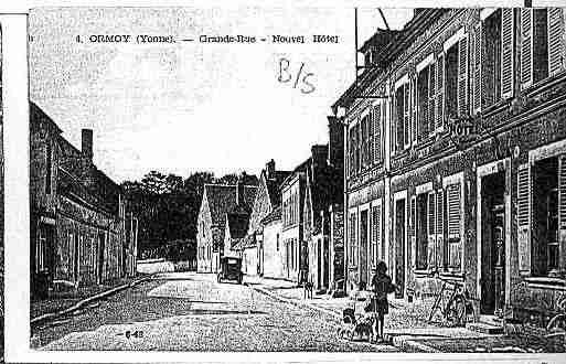 Ville de ORMOY Carte postale ancienne