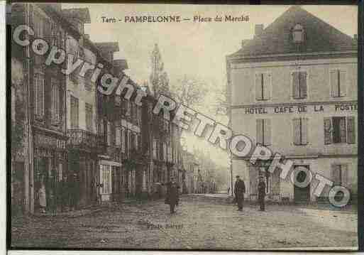 Ville de PAMPELONNE Carte postale ancienne