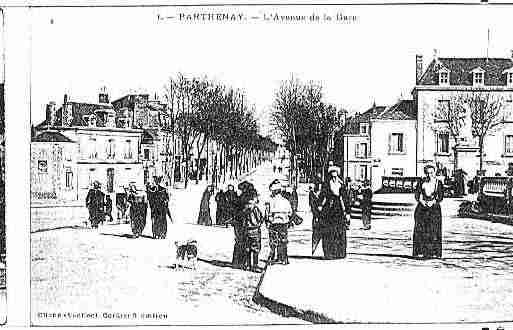 Ville de PARTHENAY Carte postale ancienne