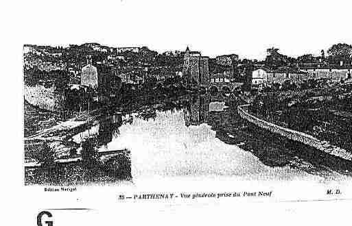 Ville de PARTHENAY Carte postale ancienne