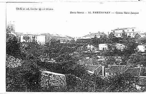 Ville de PARTHENAY Carte postale ancienne