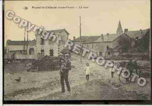 Ville de PEYRATLECHATEAU Carte postale ancienne