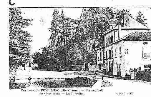 Ville de PEYRILHAC Carte postale ancienne