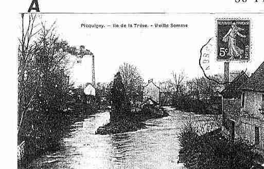 Ville de PICQUIGNY Carte postale ancienne