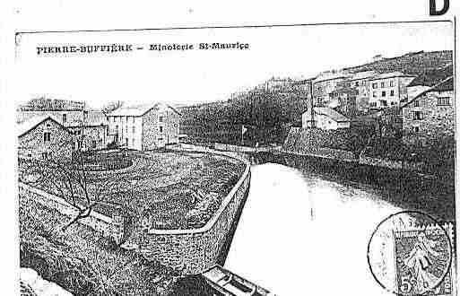 Ville de PIERREBUFFIERE Carte postale ancienne