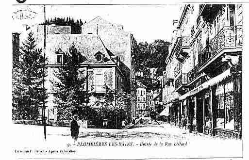 Ville de PLOMBIERES Carte postale ancienne