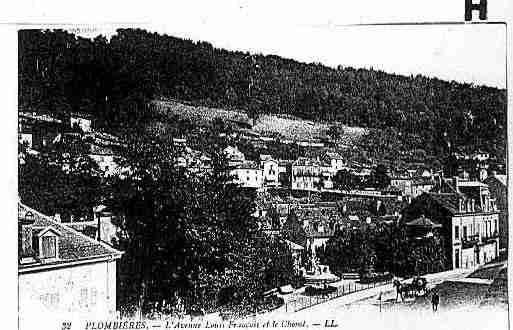 Ville de PLOMBIERES Carte postale ancienne